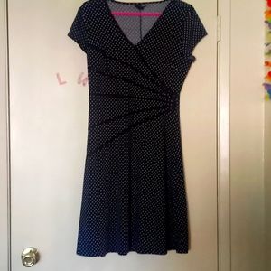 Poka Dot Black&White Petite Dress